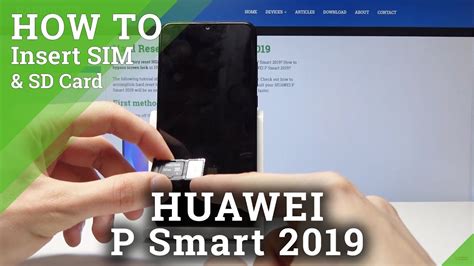 how to put memory card in huawei p smart|How to install memory sd card on HUAWEI P Smart 2020.